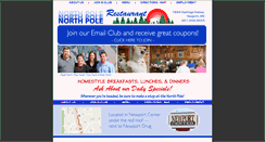 Desktop Screenshot of northpolerestaurant.com